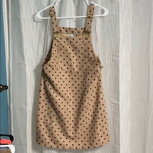 Overall Polkadot dress